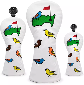 Wholesales Golf Headcovers OEM ODM Golf Putter Driver Fairway Wood Hybrid Club Colored Durable Wood Head Cover Eco Waterproof