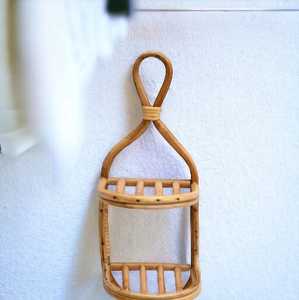 Charming & Decor Revistero de bambú Soporte Tejido Jacinto de agua Estantes de almacenamiento Estantería montada en la pared Estantes para libros de guardería - Product Image 2