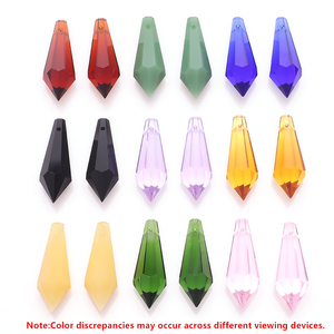 Prisma di Cristallo per Lampadario, Pendente in Cristallo Multicolore Sfaccettato, Punta in Vetro da 38mm, Ricambio per Illuminazione - Product Image 3