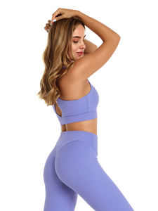 Haute qualité nouveauté couleur noire élégant nouveau Design décontracté Capri soutien-gorge Yoga ensembles pour femmes Gym Fitness ensembles - Product Image 4