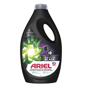 Ariel Revita Black - 1700ml, 34 Lavados - Detergente para Ropa de Limpieza Profunda y Revitalizante - Product Image 1