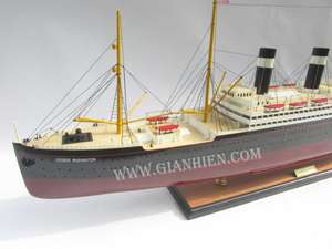 Gia Nhien fabricante diseño personalizado SS GEORGE WASHINGTON crucero modelo de madera artesanía modelo de barco - Product Image 4