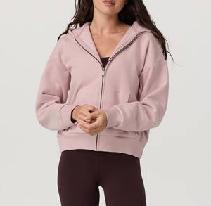 Sudadera con Capucha Casual Chic para Mujer, Sudadera con Capucha Ajustada y Elegante con Cierre, Estilo Deportivo - Product Image 6