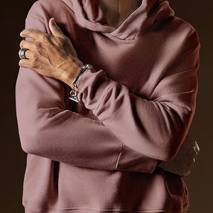 Sudadera con capucha de lana de algodón Sudaderas con capucha personalizadas para hombre Sudadera con capucha bordada con bolsillo Sudadera orgánica Pullover - Product Image 6