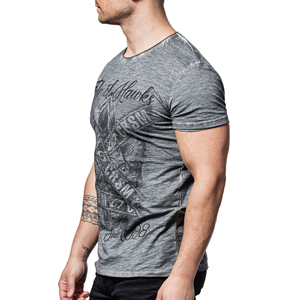 Camisetas Unisex de algodón 100% para hombre, serigrafía con logotipo personalizado, tela con hombros caídos, diseño de gran tamaño y peso pesado - Product Image 6