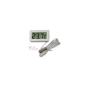 Digital Panel <b>Thermometer</b> TPM-10 with 150cm Metal <b>Probe</b> -50C to +110C White - Product Image 1