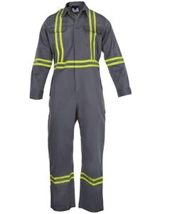 Traje de seguridad de construcción de algodón de alta visibilidad para trabajadores hecho a medida más vendido con precio de característica reflectante - Product Image 1