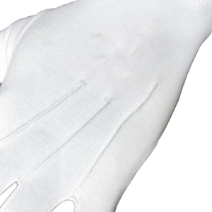ถุงมือปักลายสีขาวสำหรับงานพิธีการ ทำความสะอาด งานรักษาความปลอดภัย  แบบสวม  สำหรับผู้หญิงและผู้ชาย  พร้อมโลโก้สั่งทำ - Product Image 6