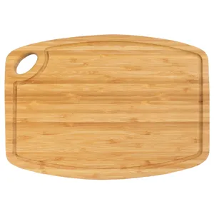 Hot Selling 11.75 inch Bamboo Cutting Board Mineral Oil Finished Bamboo Serving Board