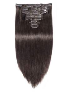 CLIP-IN Naturel Droit Gros Grand Stock de Qualité Supérieure de Cheveux Vierges 100% Cheveux Vierges, Cheveux Bruts Vietnamiens - Product Image 3