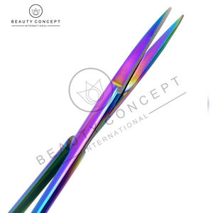 Ciseaux à ongles pour droitiers, lames incurvées en acier inoxydable de qualité supérieure, multicolores, durables, pour manucure et cuticules - Product Image 5