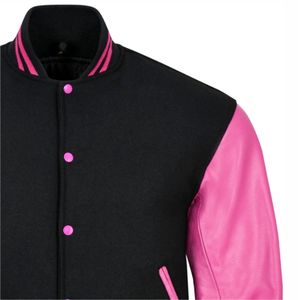 Chaqueta de béisbol universitaria para hombre, parche bordado transpirable, Impresión de logotipo personalizado, chaqueta juvenil universitaria de manga completa - Product Image 4