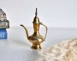 <b>Arabic</b> Aftaba Hand Crafted Brass Aftaba With Gold - Product Image 6