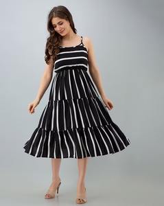 Vestido largo con estampado de bloque de algodón hecho a mano indio para mujer, uso diario elegante, cintura Natural ecológica, regalo de novia, venta - Product Image 1