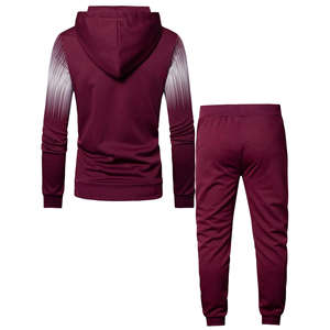 Conjunto Deportivo Unisex de Invierno, 2 Piezas, con Capucha, de Algodón, de la Mejor Calidad, Diseño Extragrande, Atlético, Informal y Cómodo - Product Image 3