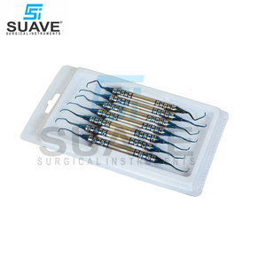 ชุดเครื่องมือขูดหินปูน Gracey สำหรับงานทันตกรรม ทำจากสแตนเลส ใช้ซ้ำได้ ยี่ห้อ SUAVE SURGICAL INSTRUMENTS แบบใช้มือ - Product Image 3