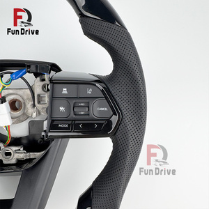 Volante Deportivo Toyota CE Wood <span class=keywords><strong>Gr</strong></span> para Vellfire Axio trd Avalon Vios Wish Previa Estima Auris Aqua Premio 40 Altis Altezza - Product Image 5