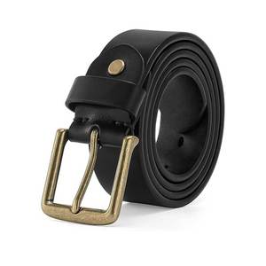 Ceinture en cuir de peau de vache réglable à la taille de haute qualité du Pakistan Style vintage motif solide boucle en acier serpent éléments carrés - Product Image 2