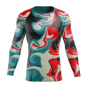 New Oem Design Compression Mma Rash Guard Custom Design Sportswear Rash Guard <b>Bjj</b> <b>Rashguard</b> - Product Image 1
