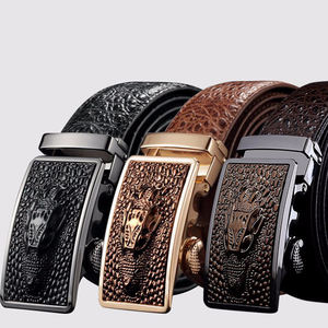 Ceinture en cuir véritable classique pour homme Ceinture en cuir de haute qualité pour homme |   Style Business Casual avec Logo Personnalisé - Product Image 2