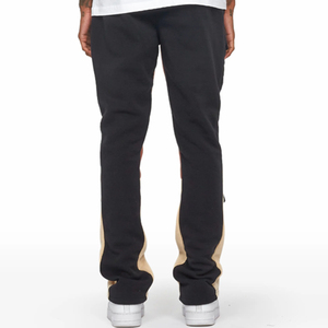 Pantalon de survêtement évasé à séchage rapide avec logo personnalisé, taille haute, en tissu peigné, décontracté, léger, sportif, à bas prix, fabriqué au Pakistan - Product Image 6