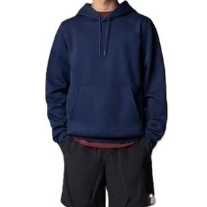 Logo personnalisé Meilleure vente Sweat à capuche de sport grande taille pour hommes Hiver Respirant Séchage rapide Manches longues Sweat à capuche de fitness pour hommes Couleur bleue - Product Image 6