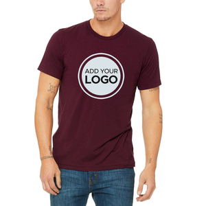Camiseta suave y cómoda de manga corta para hombre, Camiseta de cuello redondo con logotipo personalizado para hombre, camisetas clásicas Premium ajustadas suaves preencogidas - Product Image 2