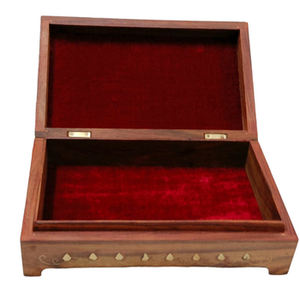 Caja de joyería de madera más vendida, caja de baratija de bisutería de gran calidad, elegante caja de madera para almacenamiento de accesorios de colocación de piedras preciosas - Product Image 4