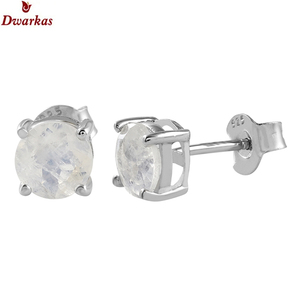 Pendientes clásicos de alta calidad, plata de ley 925, piedra labradorita, pendientes de tuerca, joyería de moda, venta al por mayor, pendientes en stock. - Product Image 6