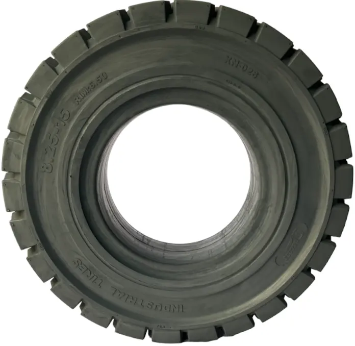Success forklift solid tire 8.25-15 RIM 6.5 forklift parts Reasonable Price tire manufacturing plant Made from Korean technolog