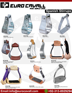 Estribos de Aluminio para Montar a Caballo con Protección de Cuero PU, Estilo Euro Cavall ECI-STRP26-002 - Product Image 5
