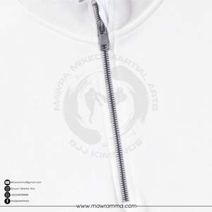 OEM Custom Embroidered Logo Unisex Quarter-Zip Pullover High Quality 100% Cotton Breathable Winter Outdoor Sweatshirt Wholesale - Product Image 5