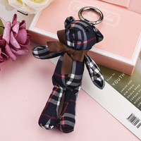 Porte-clés en peluche Mini ours en peluche, vente en gros, personnalisé enfants dessin animé Animal en peluche doux Mini ours en peluche porte-clés décoration de mariage