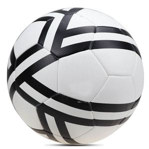 Ballon de football de formation promotionnel de taille officielle 4, cousu à la machine, léger, en PU, vente en gros - Product Image 4