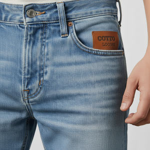 New High Demand High Quality Denim <b>Shorts</b> wholesale premium with <b>leather</b> logo patch durable streetwear <b>men's</b> <b>shorts</b> - Product Image 1