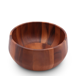 Tazón Redondo de Madera de Acacia Desechable y Ecológico para Ensaladas, Artesanía al por Mayor para Uso en el Hogar y Restaurantes - Product Image 6