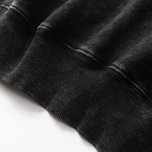 100% coton Streetwear à capuche sans ficelle polaire blanc Vintage Double couche acide lavage soleil délavé en détresse sweats à capuche unisexe imprimé - Product Image 6