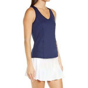 Débardeurs pour femmes grandes tailles, coton / fibre de bambou, Pakistan, respirant, couleur unie, col haut, qualité supérieure, débardeurs pour femmes - Product Image 3