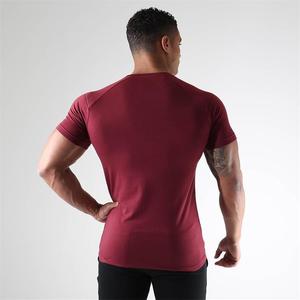 Muscle Fitness Summer Short-sleeved Men's Sports Fitness Running Training <b>Suit</b> Elastic Fashion Round Neck <b>T</b>-<b>shirt</b> for men - Product Image 6