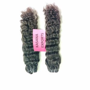 Cabello de Color Natural vietnamita alineado con cutícula negro 100% mujeres procesamiento sin máquina de Color doble trama extensiones de cabello humano - Product Image 3