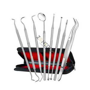 Ensemble dentaire de haute qualité Kit de sonde d'examen miroir dentiste bouche nouveaux outils détartreur Ce Explorer dent outil Instrument RI-DI-0195 - Product Image 1