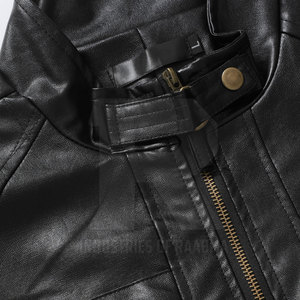 Chaqueta de Cuero para Hombre, Estilo Vintage, Diseño Elegante y Minimalista, Uso Diario, Corte Ajustado - Product Image 3