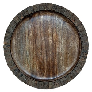 Assiettes de chargeur en bois d'arrivée fraîche couleur naturelle utilisation de qualité supérieure pour le mariage et les événements hôtels utilisation de la vaisselle à la maison - Product Image 1