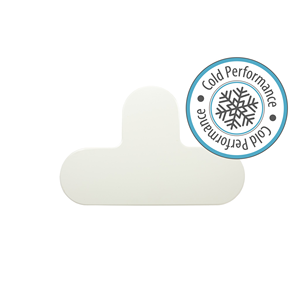 LongLife Rounded CP - Marcatura del Pavimento T-Pezzo, autoadesivo 90mm, Bianco, 50 pz / Confezione.- LGRCP-90-T-02 - Product Image 1
