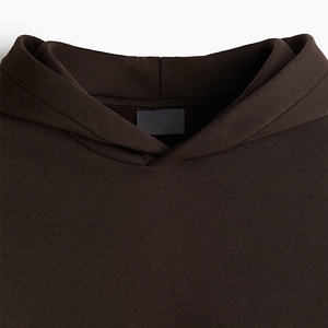 Sweat-shirt à col rond pour homme, taille XL, 100% coton, coupe régulière, manches longues, décontracté, uni, tissé, doublé, écologique, teinture unie - Product Image 6