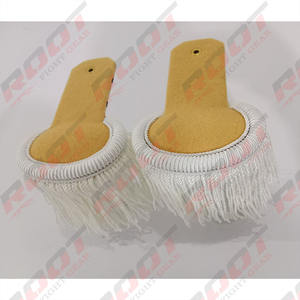 Épaulettes de luxe brodées de premier choix avec franges en dentelle pour uniforme tactique, couleur personnalisable - Product Image 2