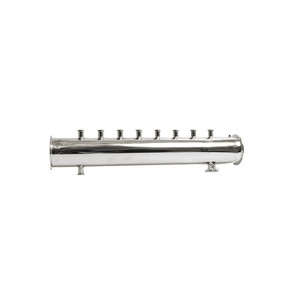 Colector de Acero Inoxidable 316L Inox Italia Personalizable con Triple Abrazadera, Pulido a Espejo por Dentro y por Fuera, Modelo 7256 - Product Image 2