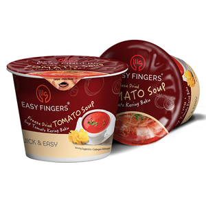 Sopa Liofilizada Instantánea HALAL ALOR, Fácil de Preparar, con Tomate, Patata, Remolacha, Cebolla y Ajo, 30g/Tazón, Preparación en 10 Minutos, Caducidad de 12 Meses - Product Image 1
