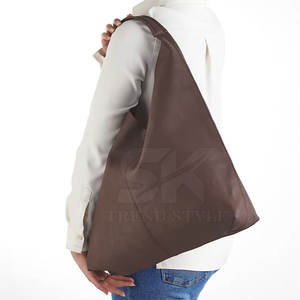 Bolso de Hombro de Cuero de un Solo Color para Mujer, Bolso de Mano Casual de Cuero Suave, Hecho en Pakistán - Product Image 4