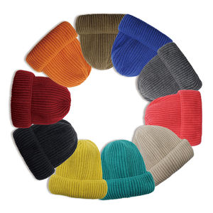 หมวกเด็กสีดำผ้าแจ็คการ์ดสีล้วนสีนีออนลูกกวาดสั่งติดฉลากได้ตามต้องการ - Product Image 2